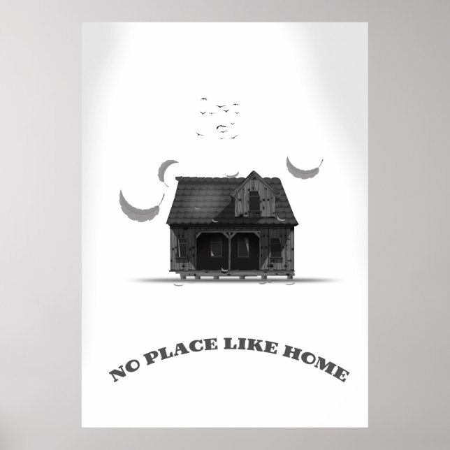 Ingen Ställe som hemma Poster (Framsidan)