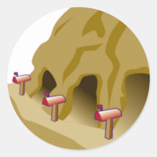 Ingen Ställe som hemma Runt Klistermärke