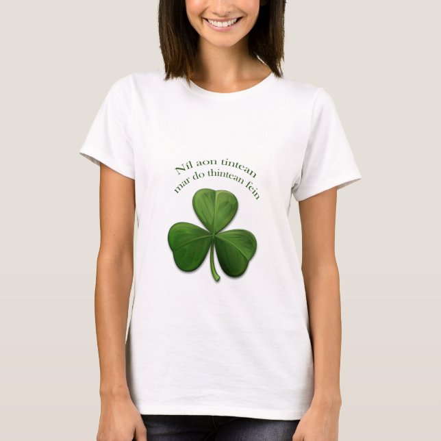 Ingen Ställe som hemma T Shirt (Framsida)