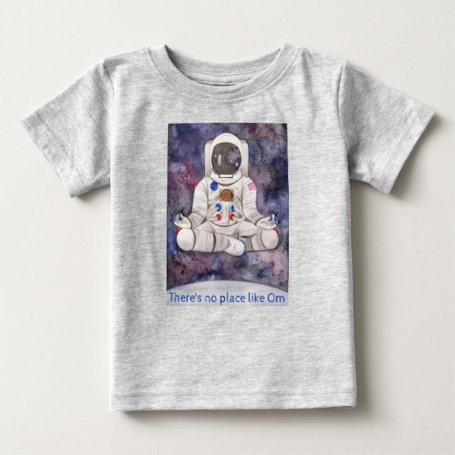 Ingen Ställe som om Astronaut Barn T-shirt av bomu (Framsida)