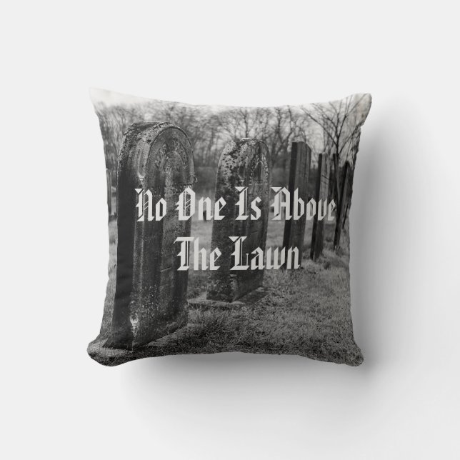 Ingen står över Gräsmatta Kudde (Framsida)