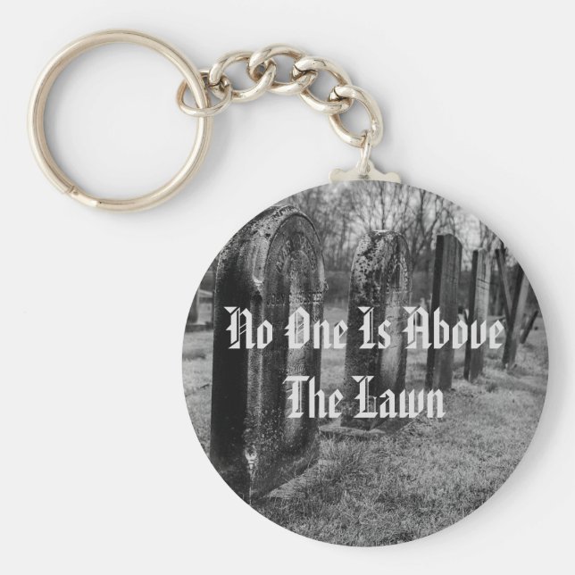 Ingen står över Gräsmatta Nyckelring (Framsidan)