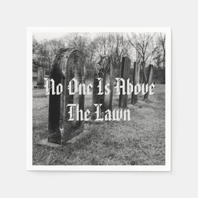 Ingen står över Gräsmatta Pappersservett (Framsidan)