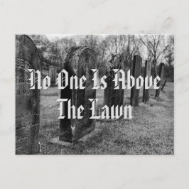 Ingen står över Gräsmatta Vykort