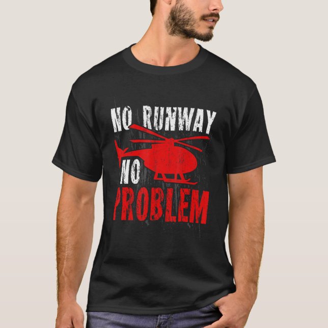Ingen start- och landningsbana utan problem Manar  T Shirt (Framsida)