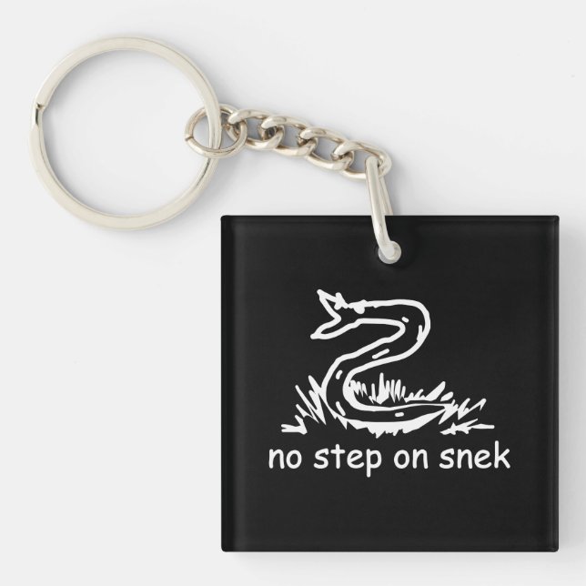 Ingen stege på snek-mem Gadsden-parodi SnekRight (Framsidan)