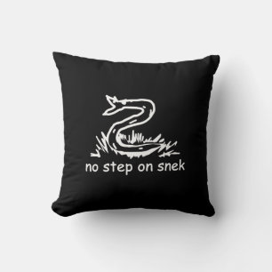 Ingen stege på snek-memmer Gadsden-parodi SnekRigh Kudde