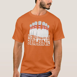 Ingen stift lämnat bakom kittel bowling t shirt