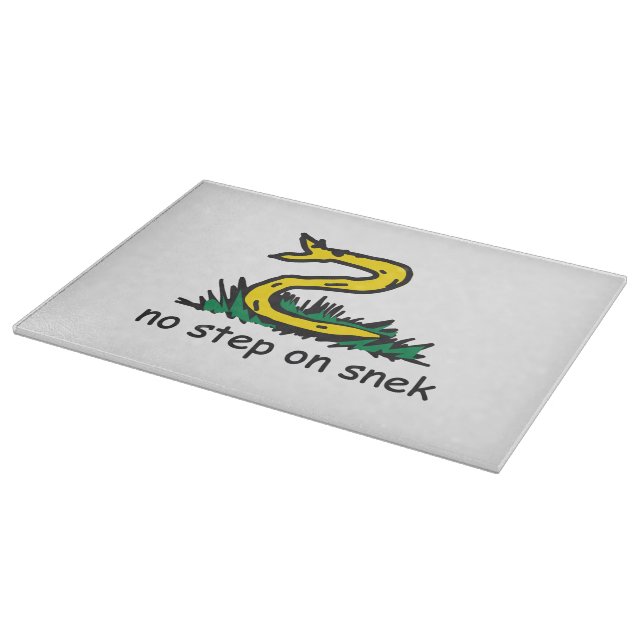Ingen stig på snek-mem Gadsden-parodi SnekRight (Hörn)