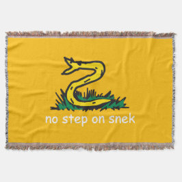 Ingen stig på snek-mem Gadsden-parodi SnekRight Filt