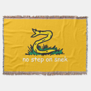 Ingen stig på snek-mem Gadsden-parodi SnekRight Filt