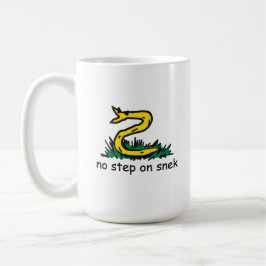 Ingen stig på snek-memes Gadsden-parodi SnekRight Kaffemugg