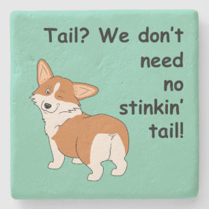 Ingen Stinkin svanCorgi Stenunderlägg
