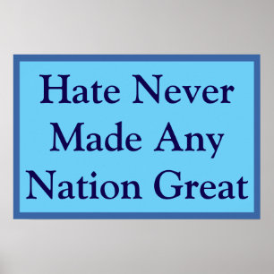 Ingen Stor Nation Hatet Poster