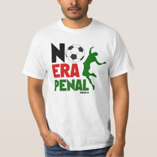 Ingen straff- MX 2014 för Era - fotboll Tee Shirt