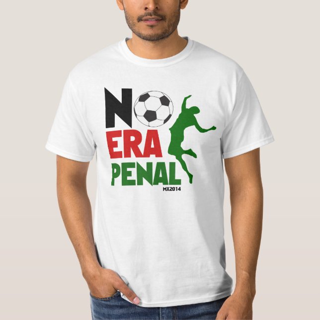 Ingen straff- MX 2014 för Era - fotboll Tee Shirt (Framsida)