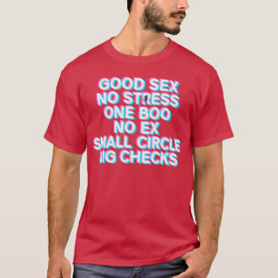 Ingen Stress En Boo Ingen E Bakre Tryck Rap Uttala T Shirt