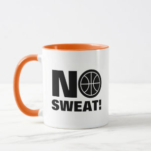 Ingen svett rolig kaffemugg för basketspelare
