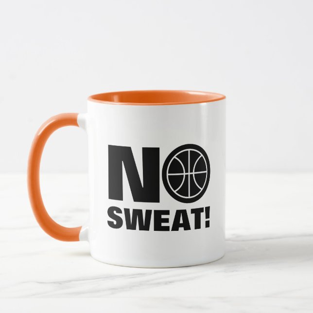 Ingen svett rolig kaffemugg för basketspelare (Vänster)