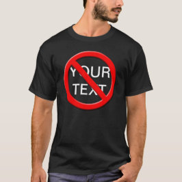 Ingen symbolmall Manar Svart T-shirt