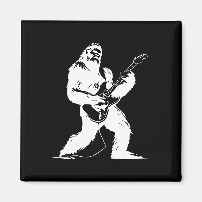 Ingen synlig text hittades Yeti Guitarist Sten Äls Magnet (Framsidan)