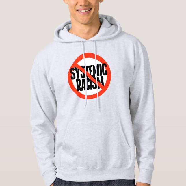Ingen systematisk rasism hoodie (Framsida)