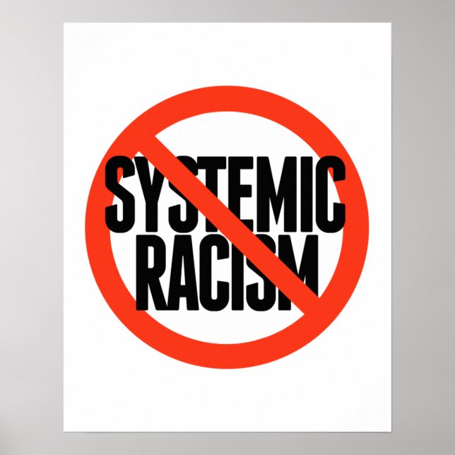 Ingen systematisk rasism poster (Framsidan)