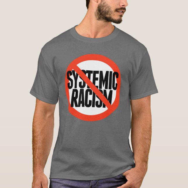 Ingen systematisk rasism t shirt (Framsida)