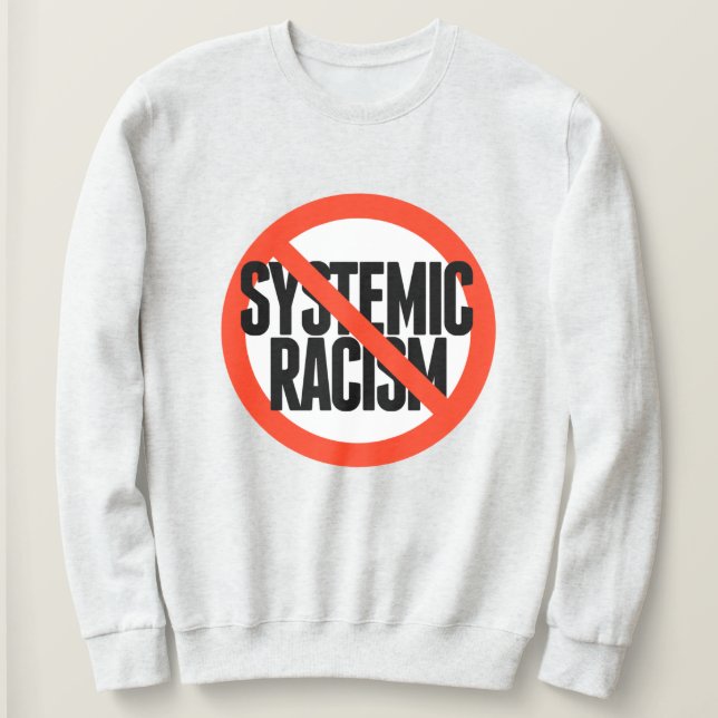 Ingen systematisk rasism t shirt (Design framsida)