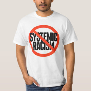 Ingen systematisk rasism t shirt