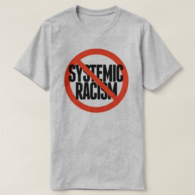 Ingen systematisk rasism t shirt (Design framsida)