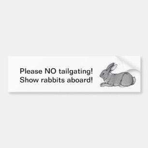 Ingen tailgating, show oavbrutet tjata ombord! bildekal