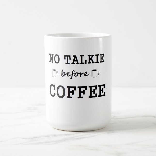 Ingen Talkie för kaffemugg (Center)