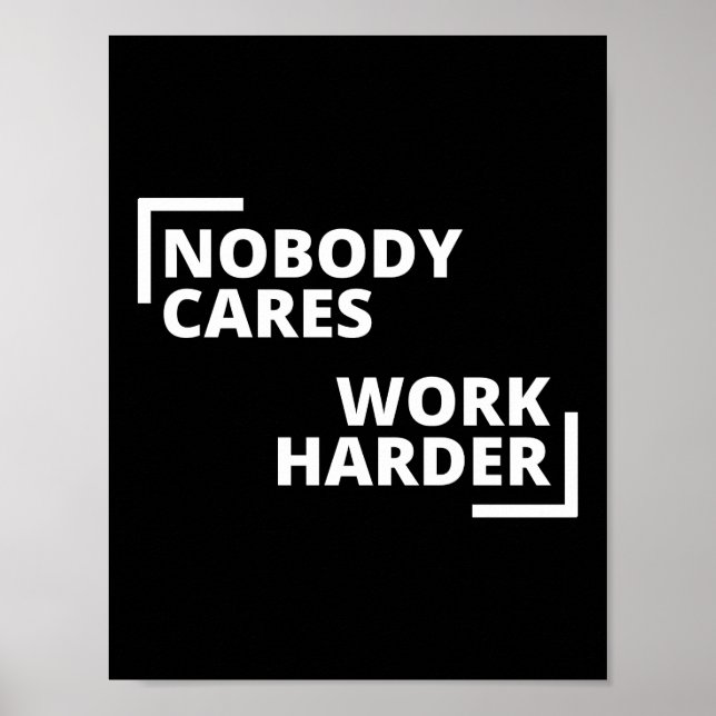 Ingen tar med sig arbetshäder poster (Framsidan)