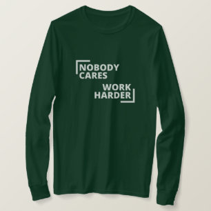 Ingen tar med sig arbetshäder t shirt