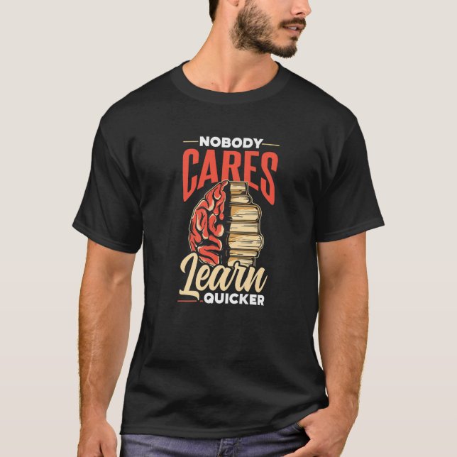 Ingen tar reda på Quicker Cute Motivation Team SA T Shirt (Framsida)