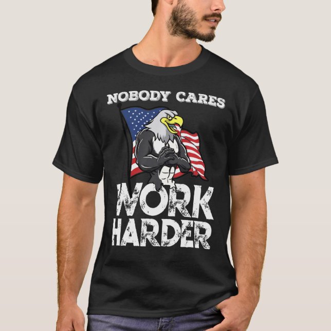Ingen tar sig an arbetshämmande träning Eagle Pa T Shirt (Framsida)