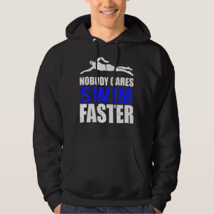 Ingen tar Simman snabbare för Swimming-teamet Hoodie