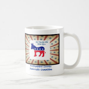 Ingen Tea för mig - rösta demokrat 2 Kaffemugg