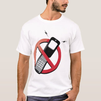 ingen telefoner t-shirt