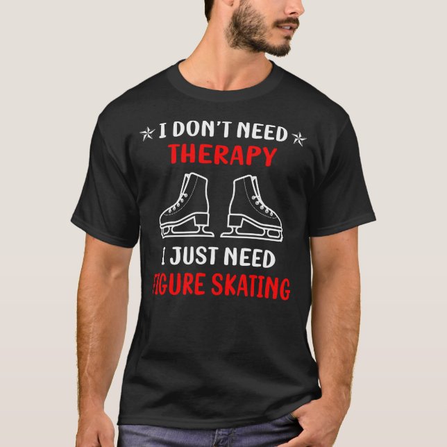 Ingen terapeutisk Figur-skalning T Shirt (Framsida)