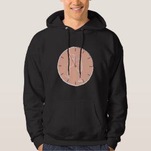 Ingen text för vitt glas i vin O-klocka Hoodie