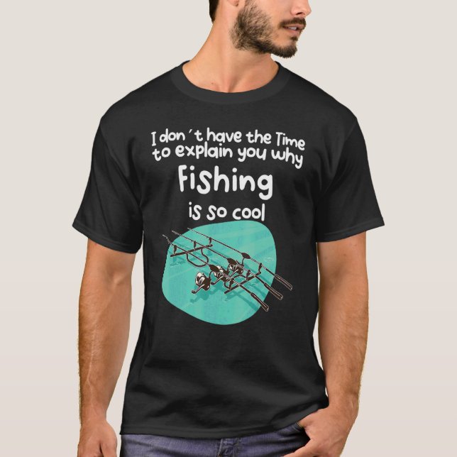 Ingen tid utan fiske t shirt (Framsida)
