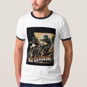 Ingen tidsfrist - bara Adrenaline Rush Dirt Bike T Shirt