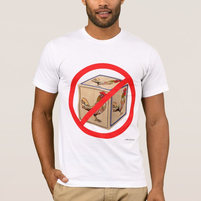 Ingen tillåtna Cockblocking Tee Shirt (Framsida)