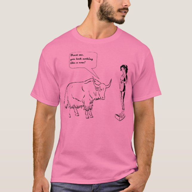 Ingen tjurgravidT-tröja Tee Shirt (Framsida)