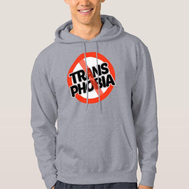 Ingen transfobi hoodie (Framsida)