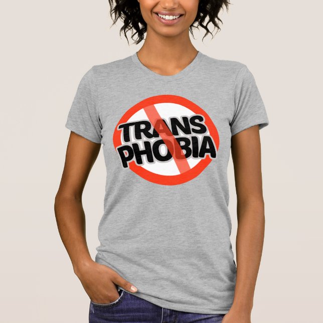 Ingen transfobi t shirt (Framsida)