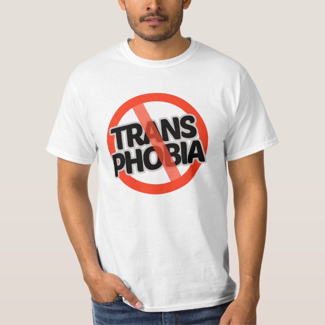 Ingen transfobi t shirt (Framsida)