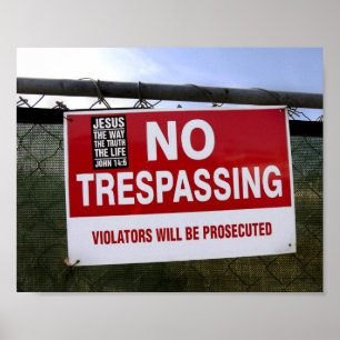 INGEN TRESPASSNINGSSYSTEM OCH ... POSTER